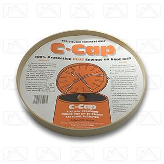 C-Cap Chimney Cowl for Disused Chimneys - 350mm (buff)