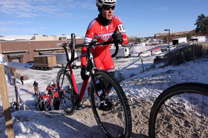 Yannick Eckmann tackles a run-up