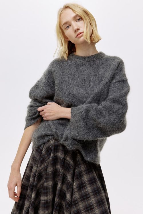 Oversized Mohair-Blend Jumper