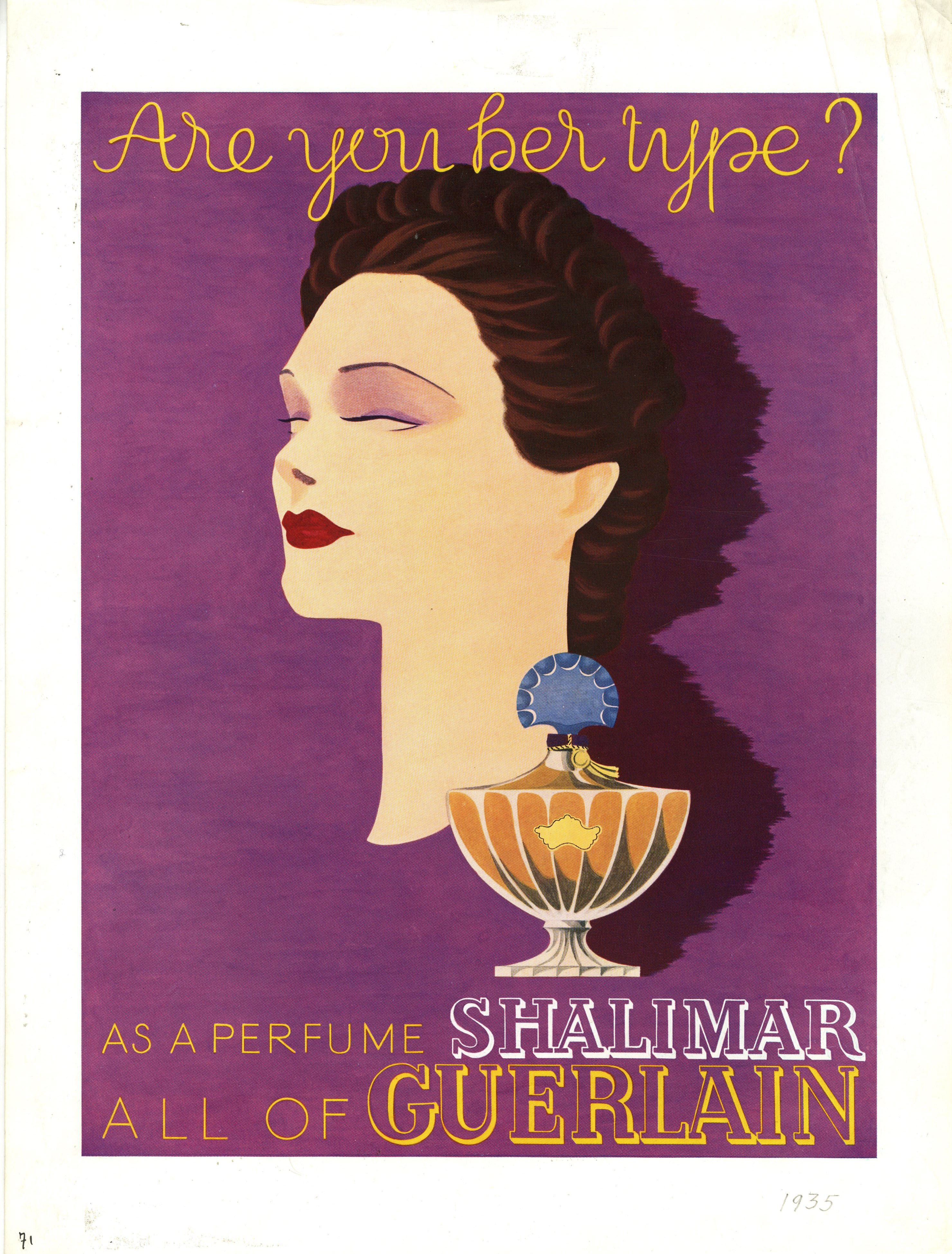A vintage Shalimar advertisement