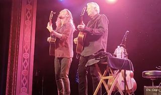 Mike Dawes (left) and Tommy Emmanuel perform live at the Triple Door in Seattle