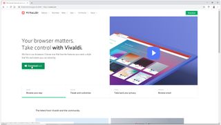 Vivaldi Home Screen