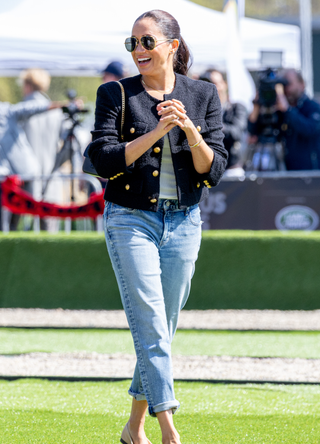 Meghan, Duchess of Sussex at the Land Rover Driving Challenge during the Invictus Games at Zuiderpark on April 16, 2022 in The Hague, Netherlands