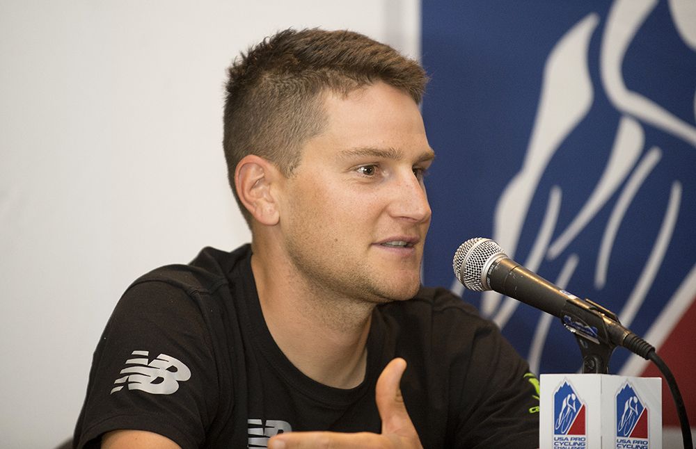 Ted King at the press conference