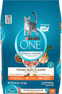 Purina ONE Tender Selects Adult Dry Cat Food