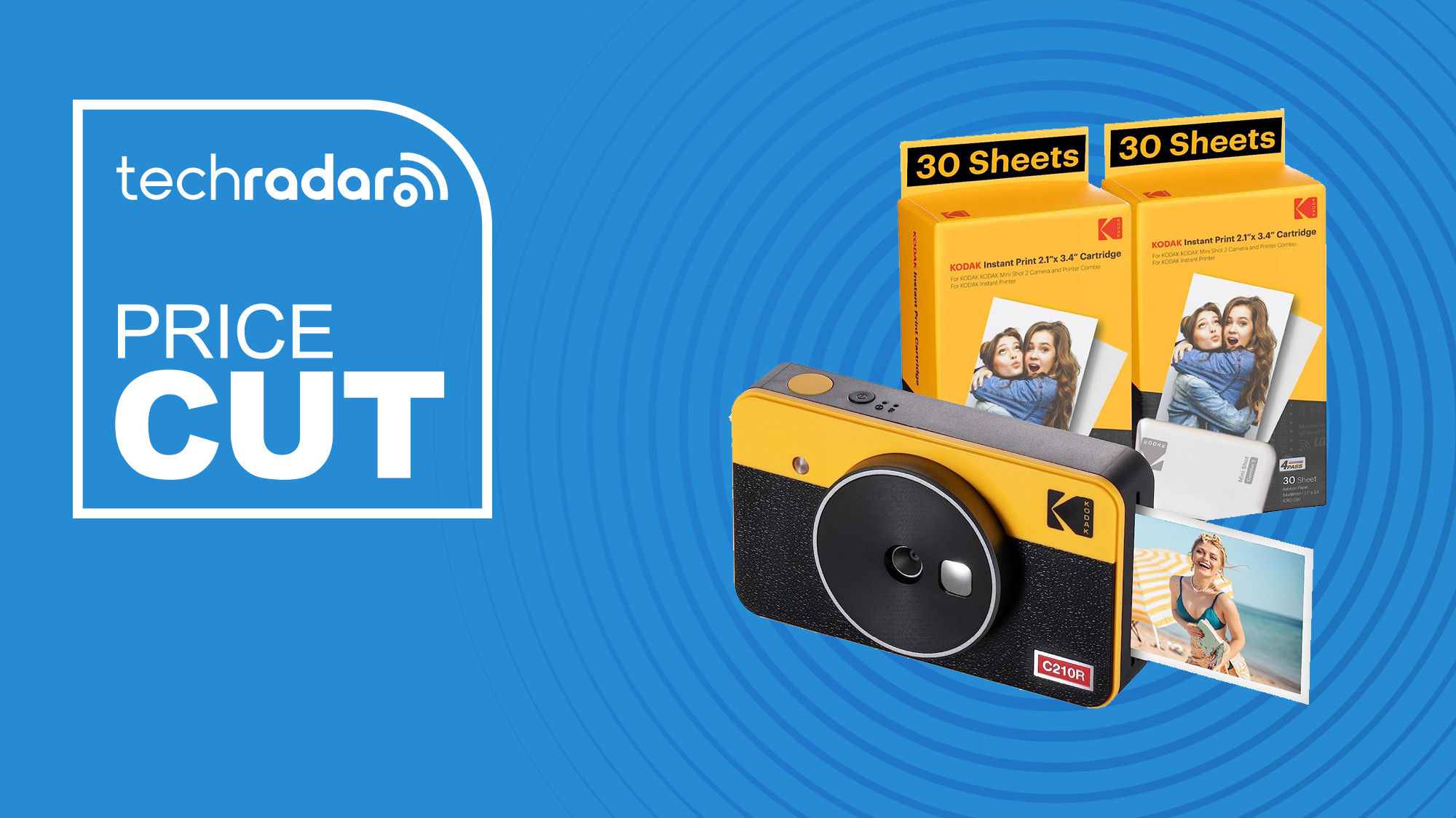 The Kodak Mini 2 Retro Portable Photo Printer is on sale at  for 37%  off its regular price