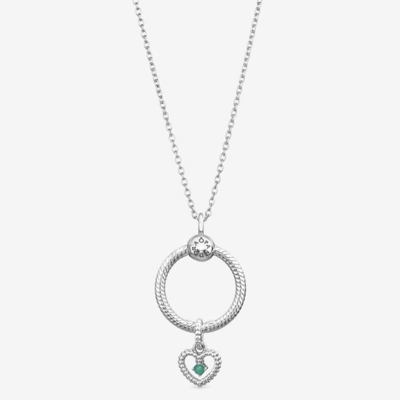 Pandora birthstone necklace.