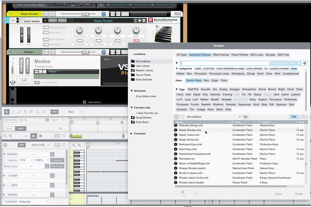 Using Reason Software What's new in Reason 13?: