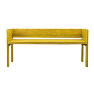 yellow bench