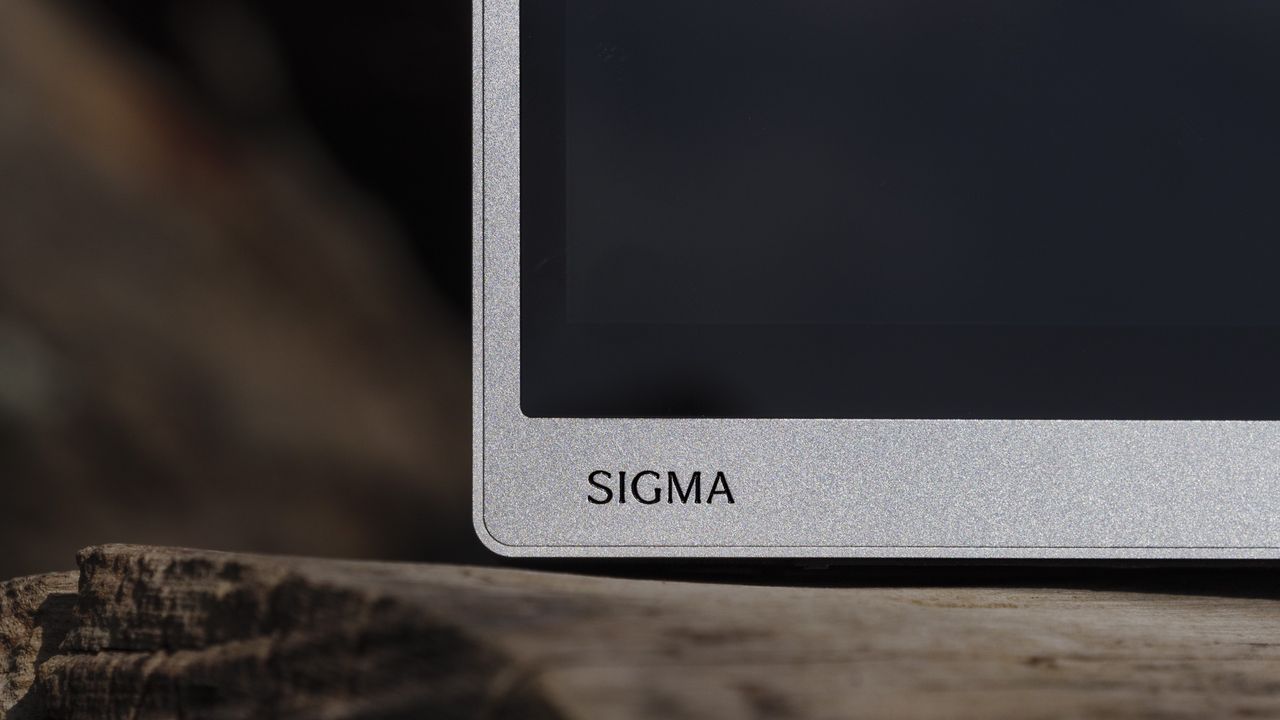 Close up of the Sigma BF camera's rear LCD