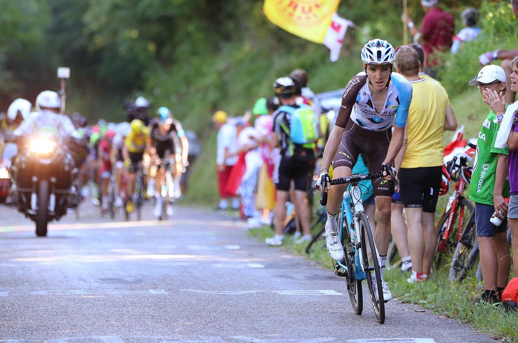 Roman Bardet (AG2r-La Mondiale) making his move