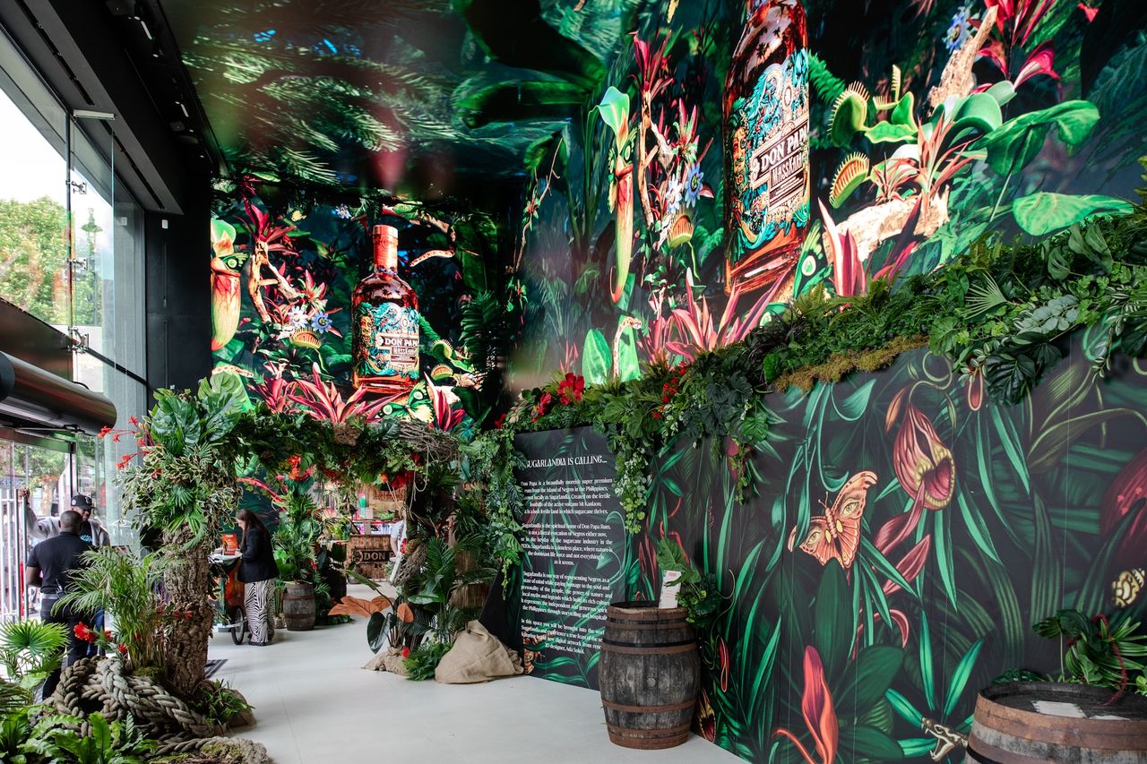 Don Papa's London re-launch, re-creating an aesthetic of the Philippines