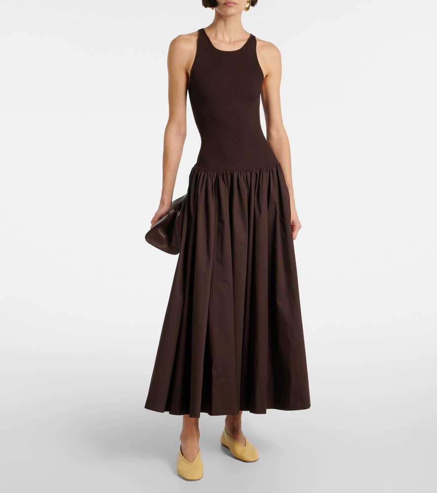 Yamila Gathered Maxi Dress