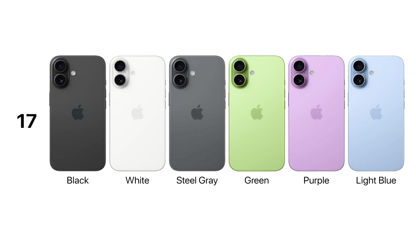 iPhone 17 colors