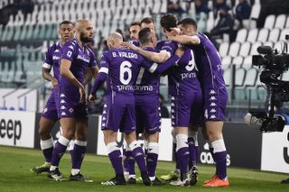 Fiorentina claimed a surprise win at Juventus (Fabio Ferrari/AP/PA)
