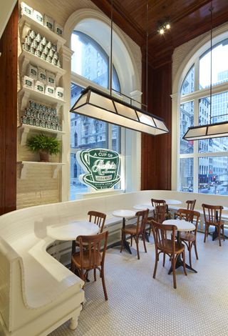 Ralph Lauren's first café, 'Ralph's Coffee'