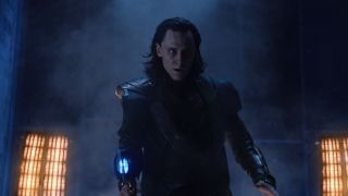 Loki arriving in The Avengers