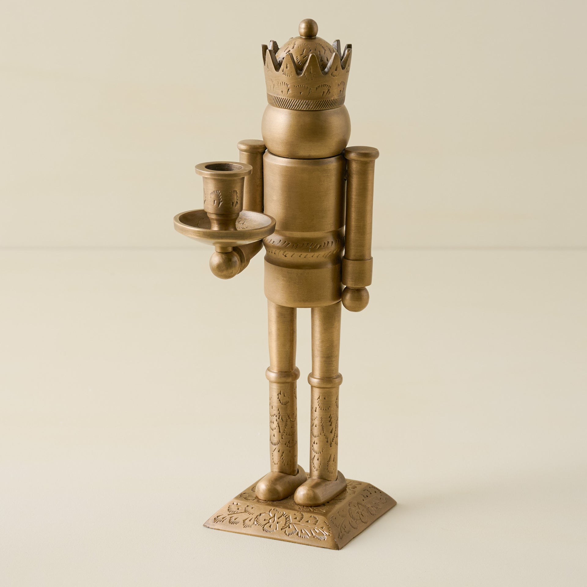 Etched Brass Nutcracker