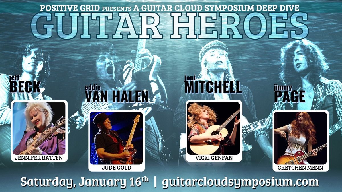 Jennifer Batten is hosting a Guitar Cloud &quot;Heroes&quot; Symposium