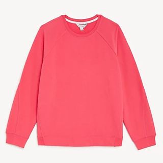 lipstick pink sweatshirt