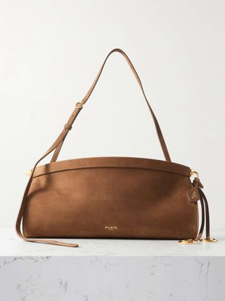 Click Medium Nubuck Shoulder Bag