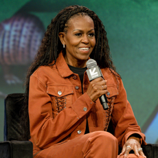 Michelle Obama wearing Goddess braids