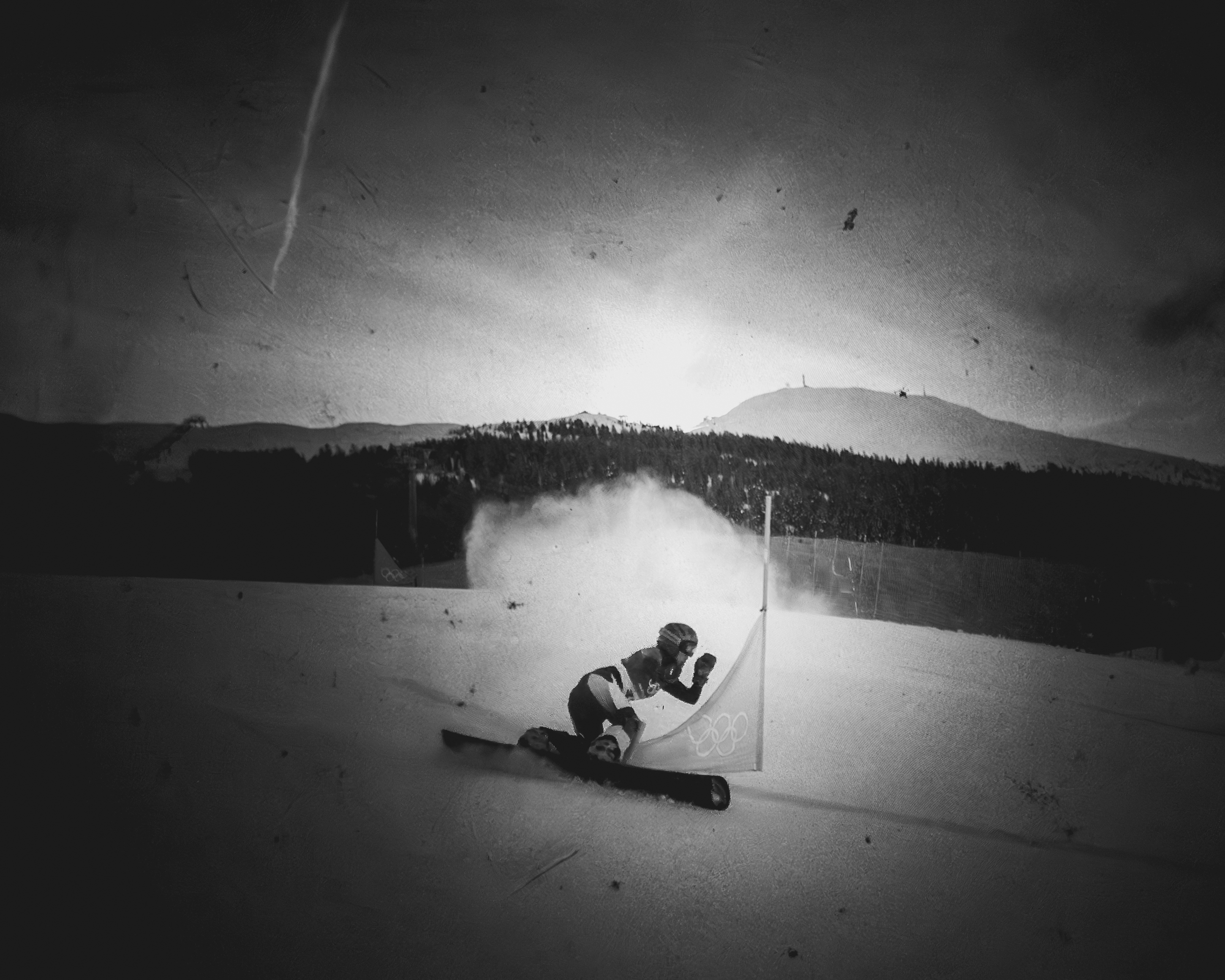 Getty Image modified Graflex at Winter Olmypics