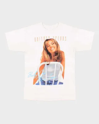 Nike, Woman's Britney Spears Graphic Print T Shirt - M