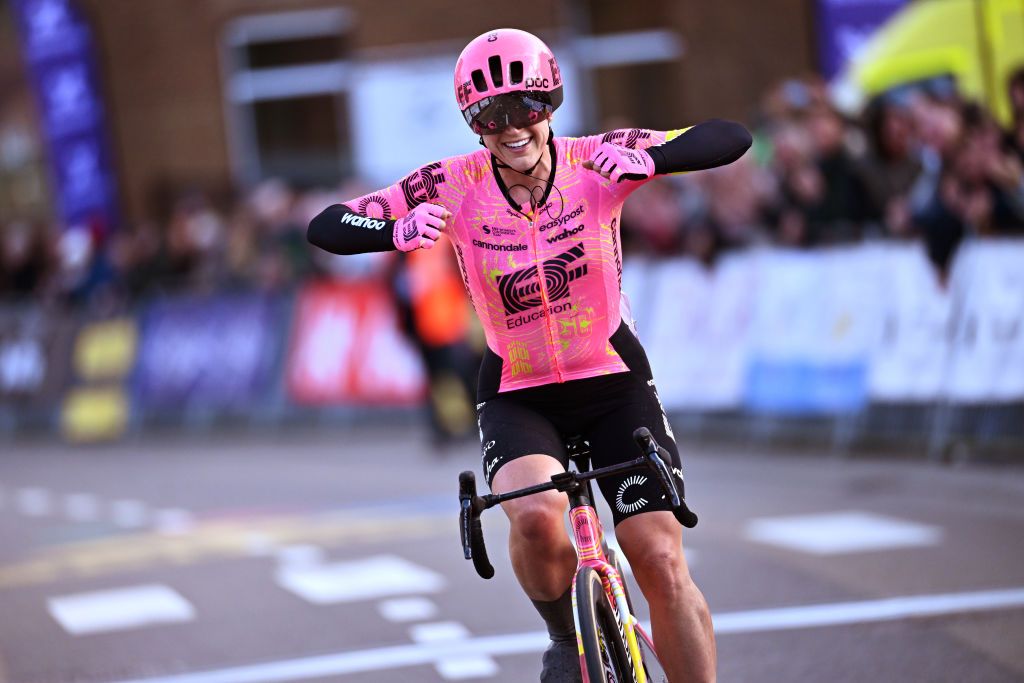 USA&#039;s Kirsten Faulkner (EF Education-Cannondale) wins 2024 Craywinckelhof-Omloop van het Hageland