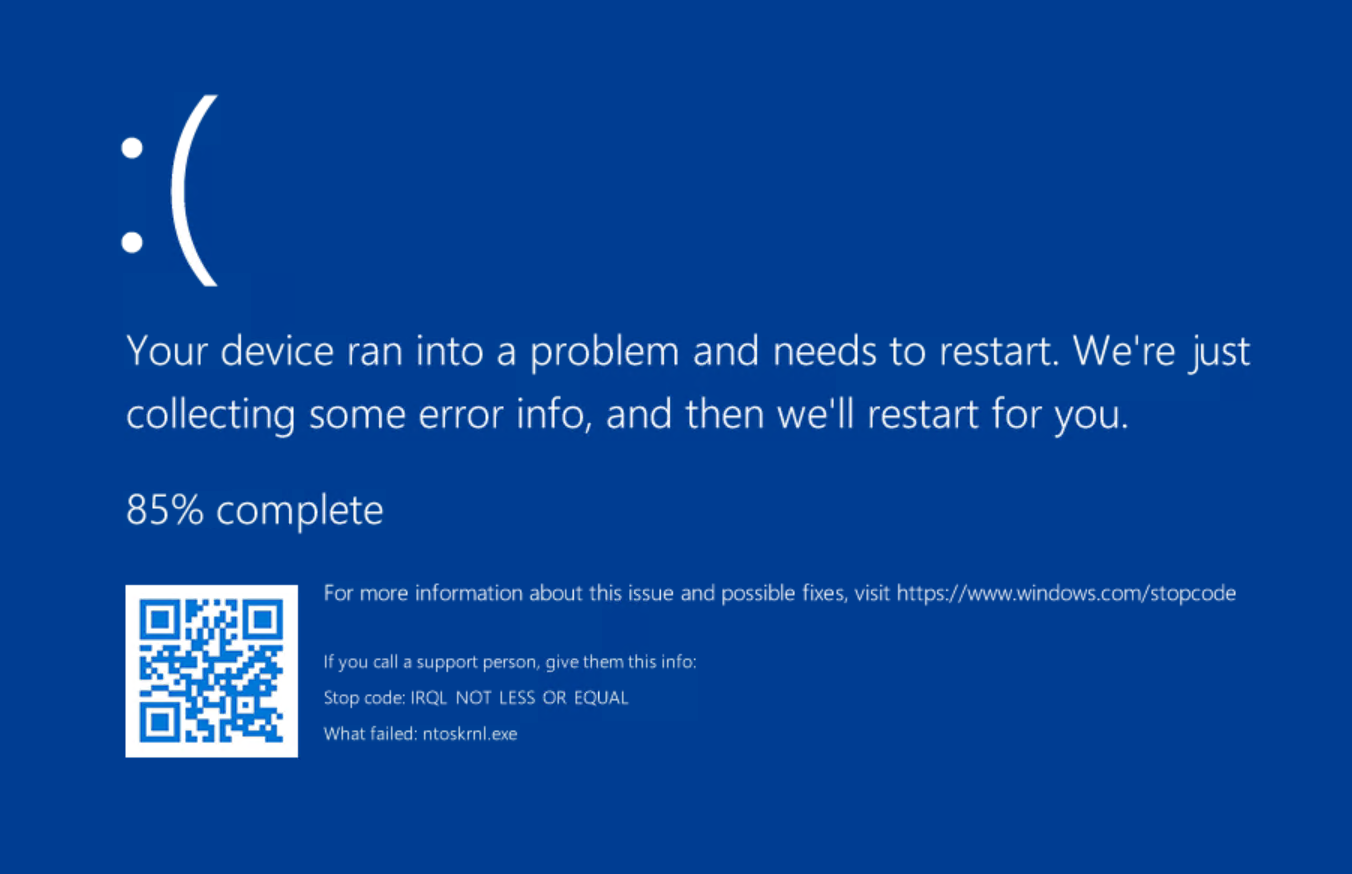 How to Fix a Windows Blue Screen of Death