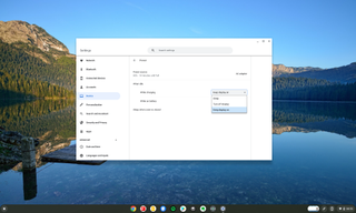 Change power settings on Chromebook