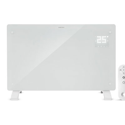 white electric panel heater