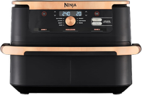 Ninja Foodi FlexDrawer Air Fryer in Black/Copper | was £299.99