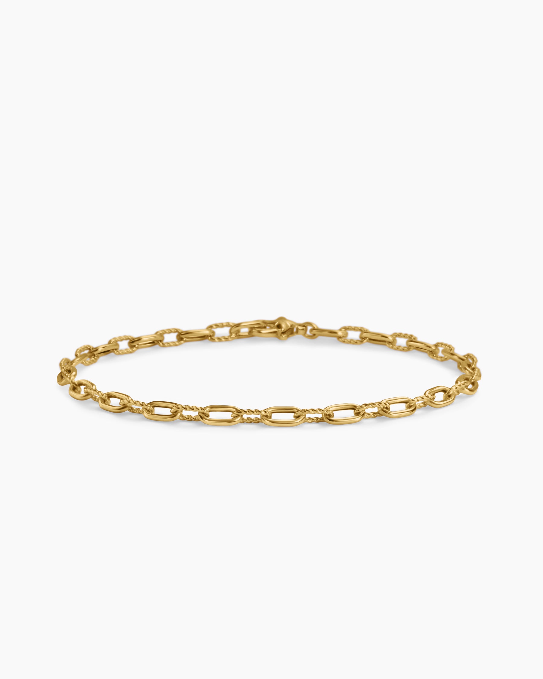 Dy Madison® Chain Bracelet in 18k Yellow Gold, 3mm