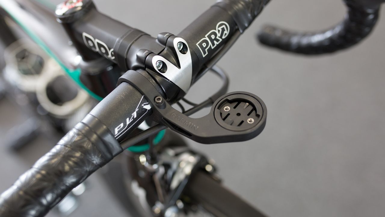 McCarthy opts for a Garmin out-front mount