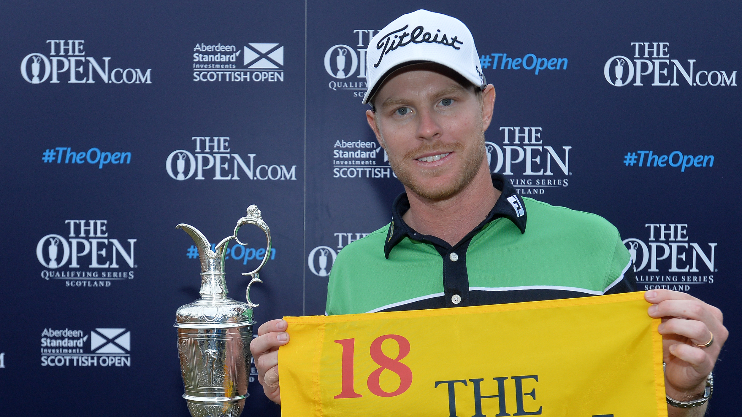 Jens Dantorp after qualifying for The Open