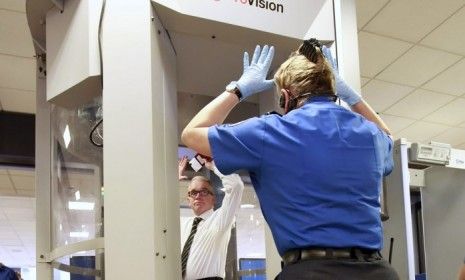 Some passengers who submit to the full-body scanners may be subject to a pat-down as well if the machine detects something suspicious.