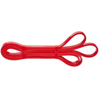 Amazon Basics red long looped resistance band