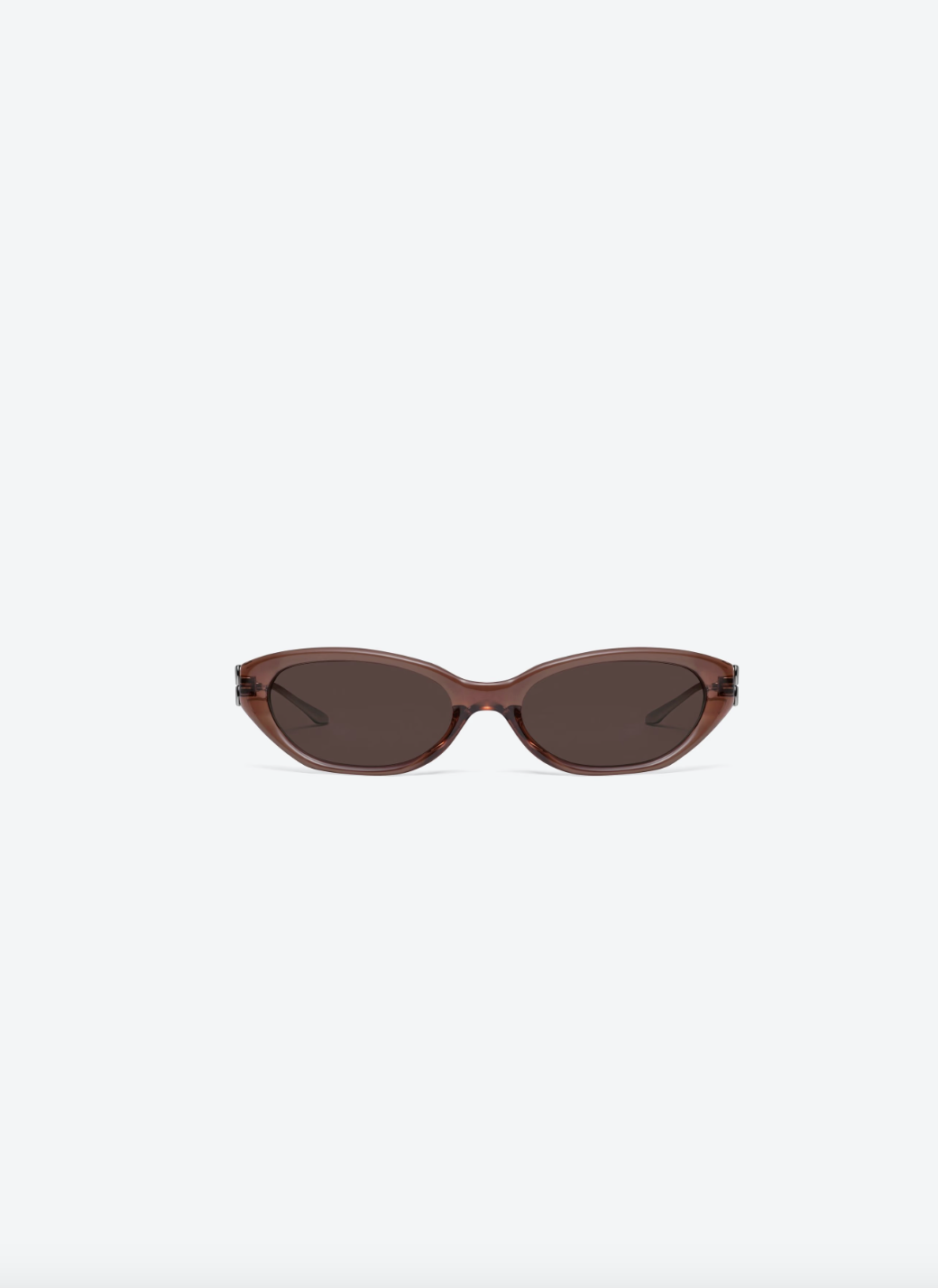 brown cat-eye sunglasses