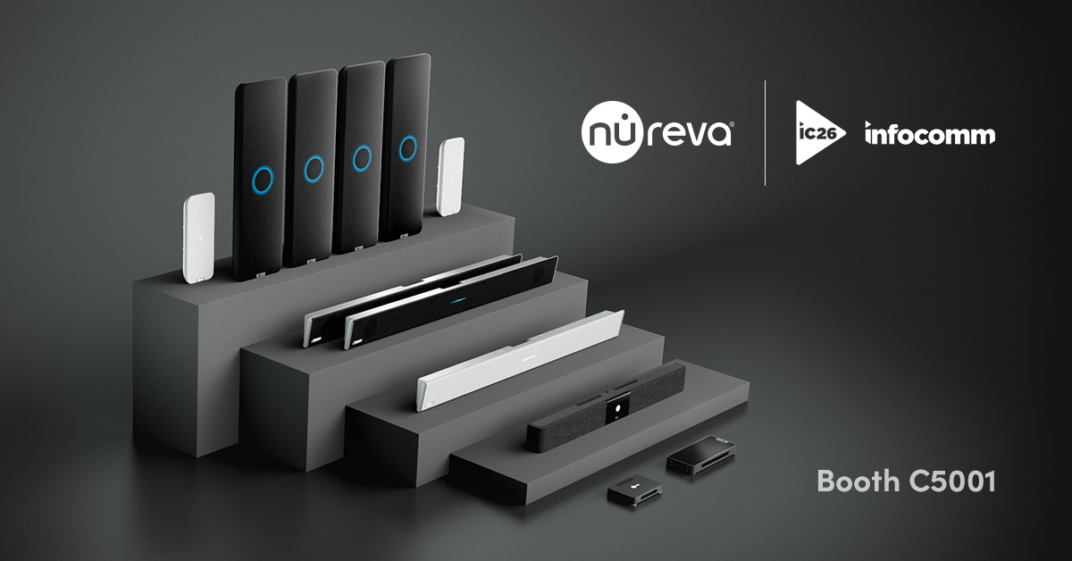 Nureva audio solutions to be displayed at InfoComm 2026.