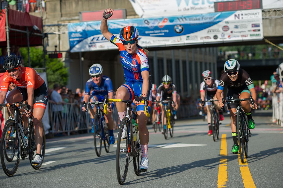 Samantha Schneider (IS Corp) takes tonights win.