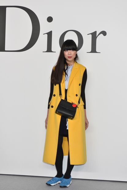 Susie Lau at Dior Pre-Fall show