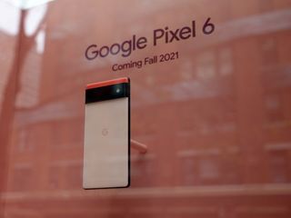 Google Pixel 6 Coming Soon Nyc Display Unit Orange