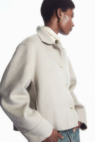 Boxy Double-Faced Wool Jacket