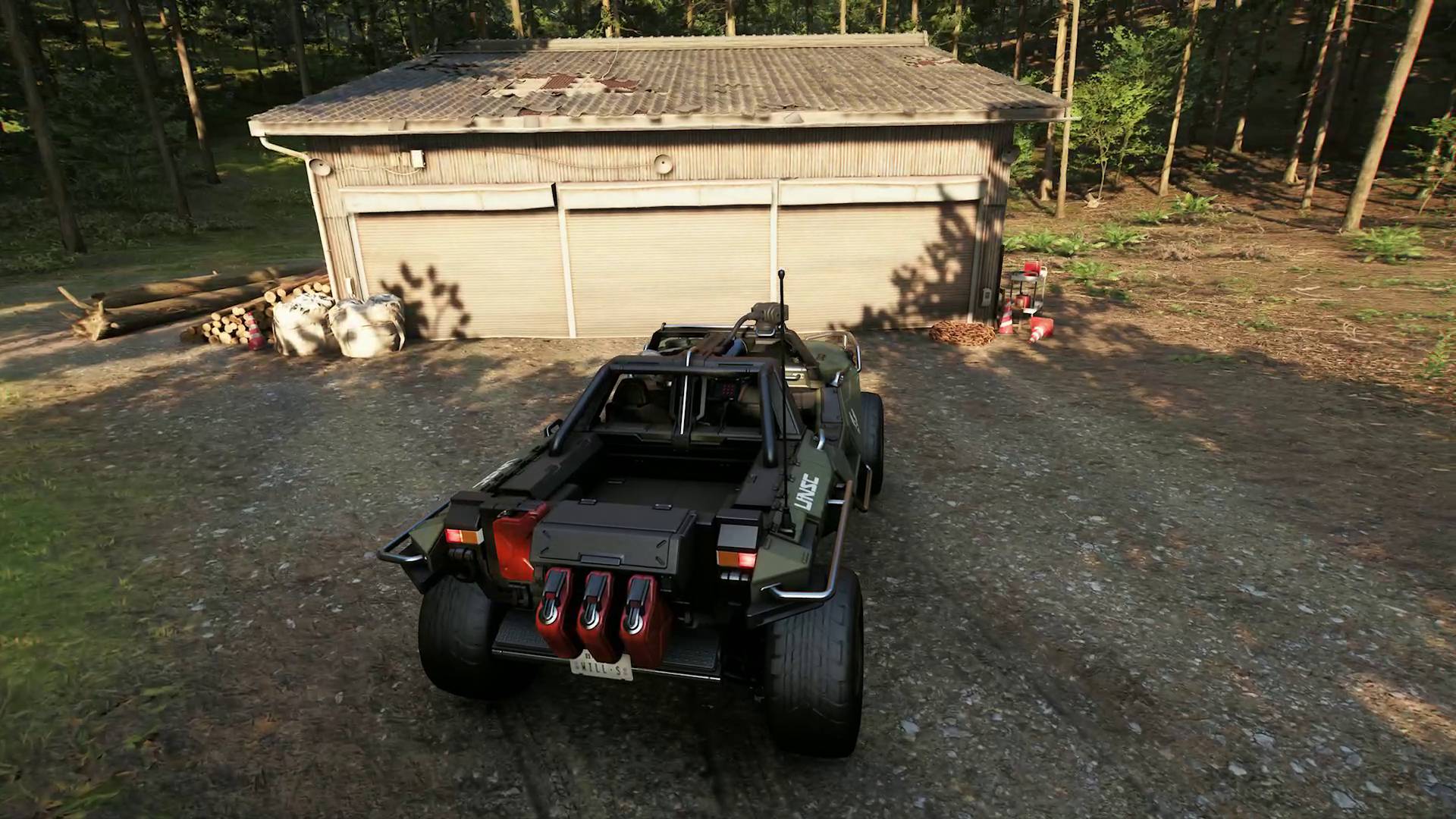 Forza Horizon 6 player parked outside barn find barn in the woods