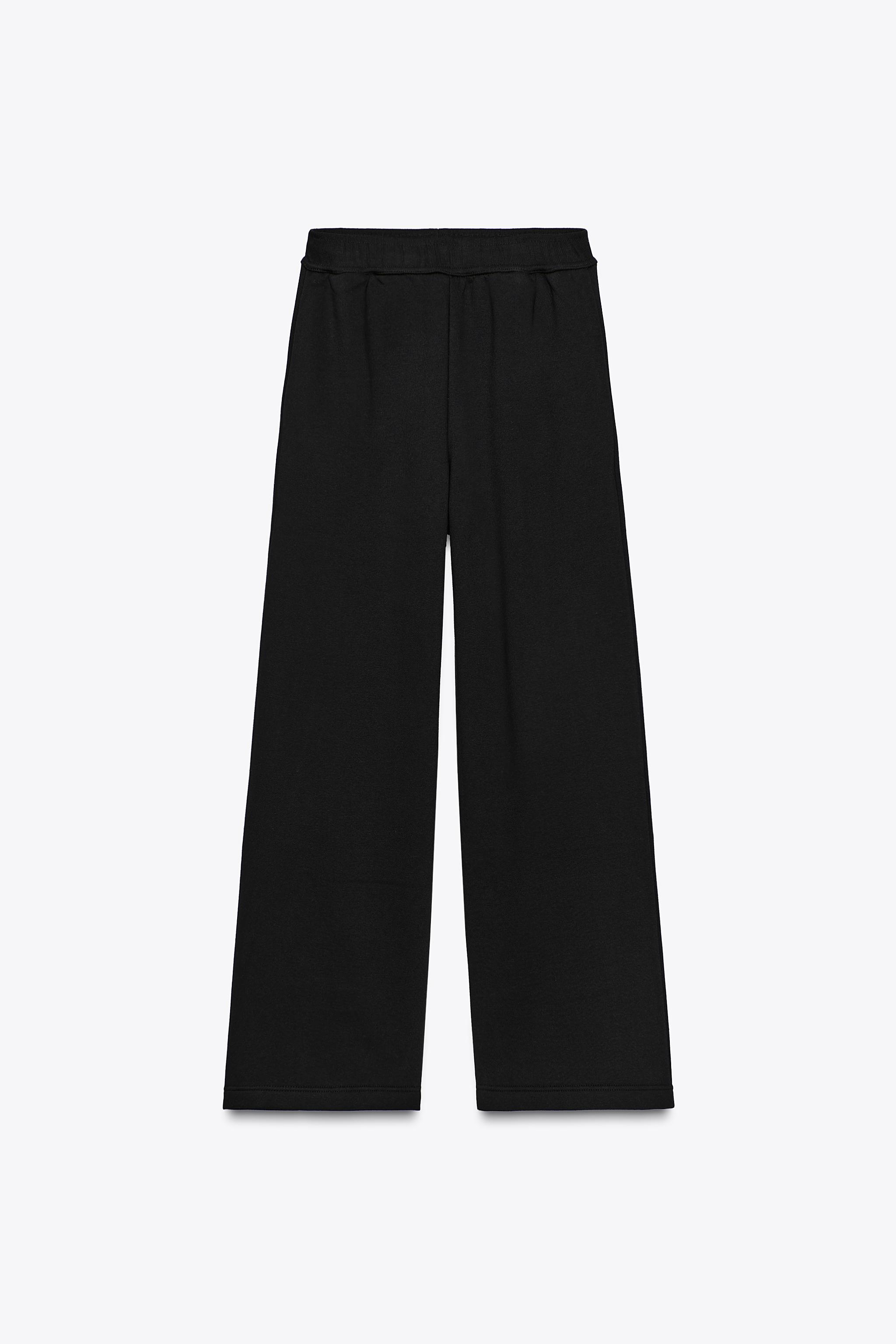 Wide Leg Fleece Pants