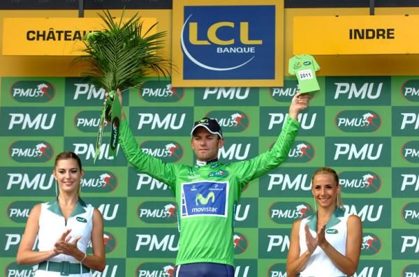 Jose Joaquin Rojas (Movistar) is back in green.