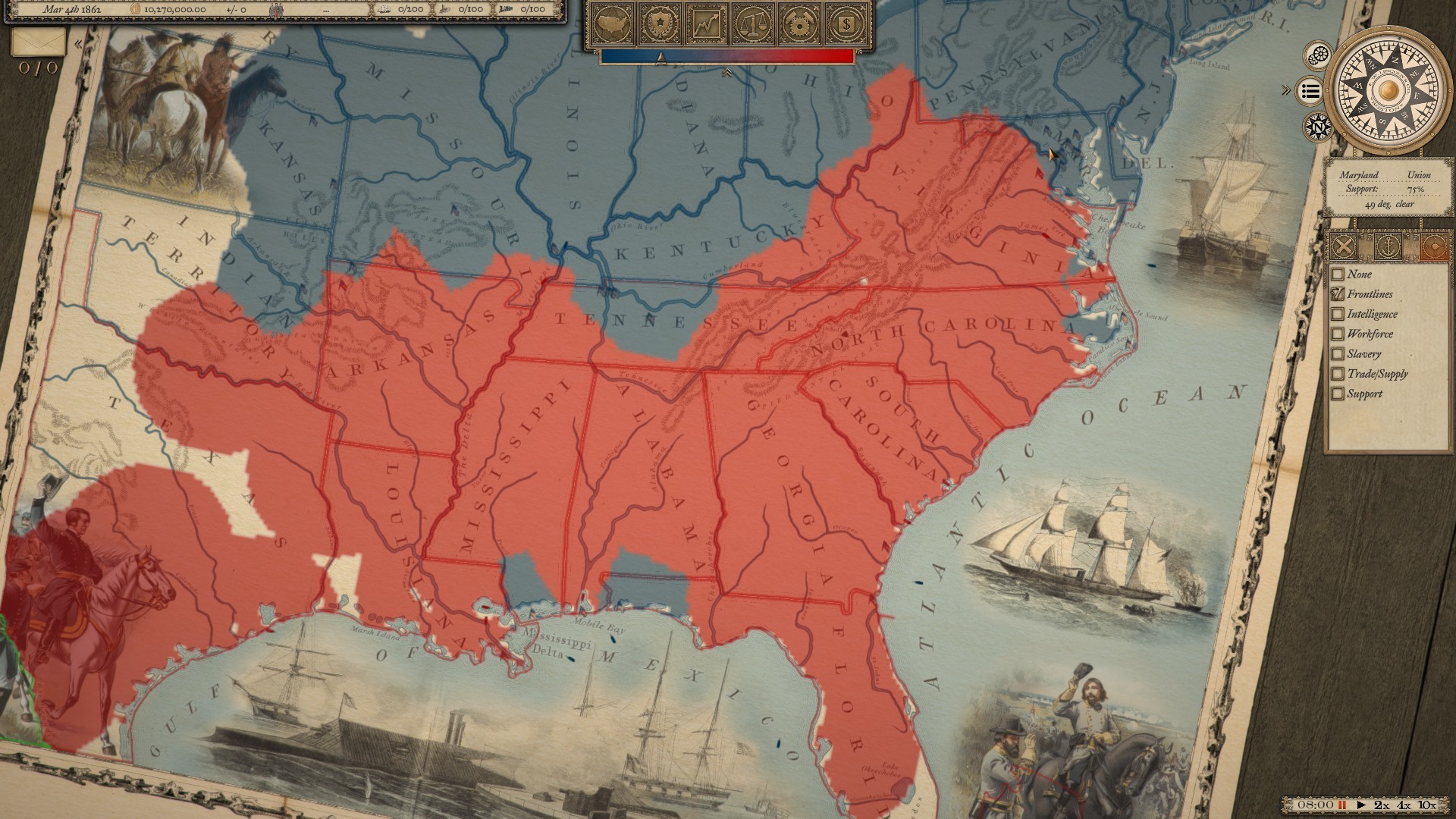  The intricate strategy of Grand Tactician: The Civil War comes to Steam this month 