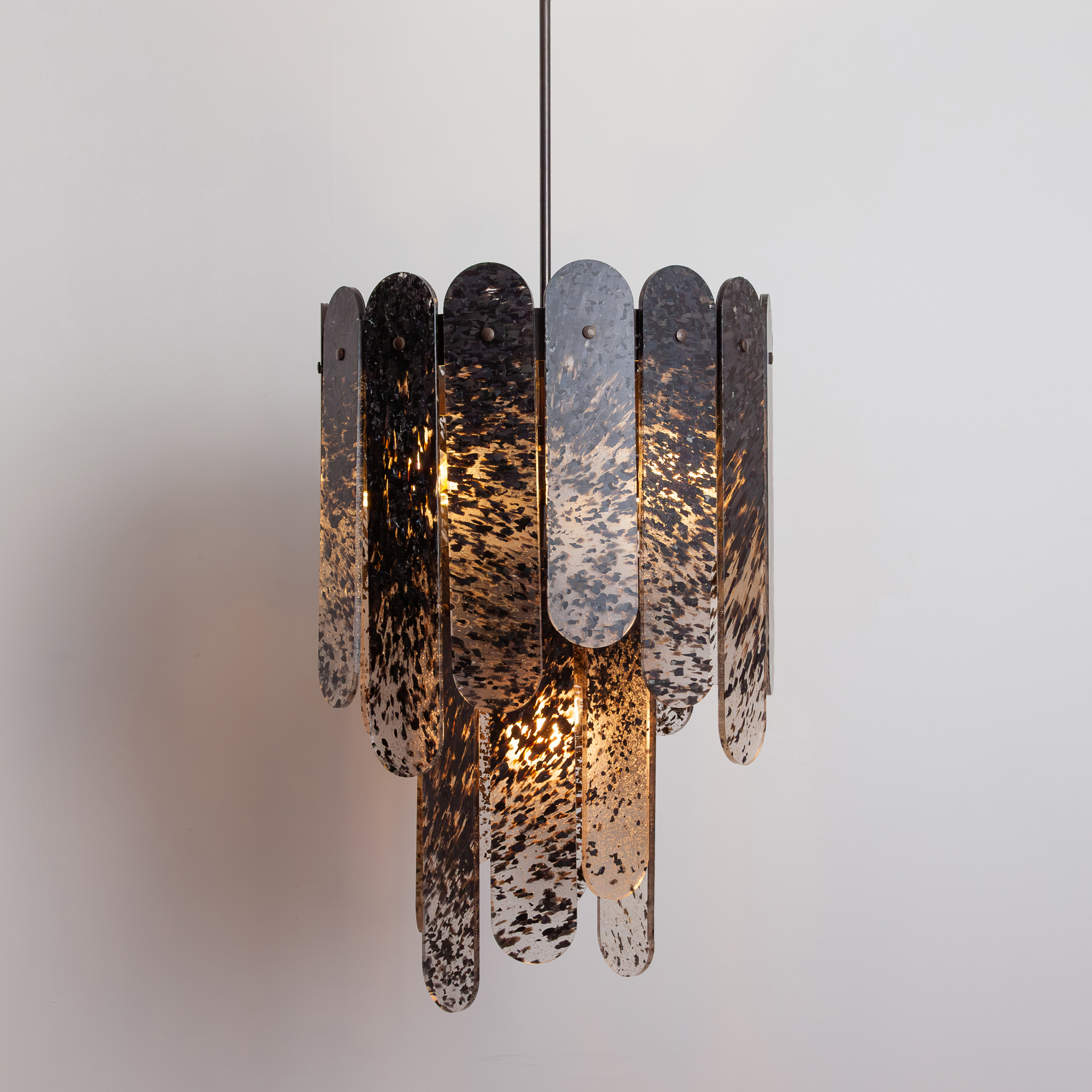 Spark and Bell recycled plastic Seraphin chandelier