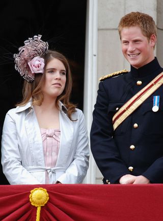 Prince Harry and Princess Eugenie together
